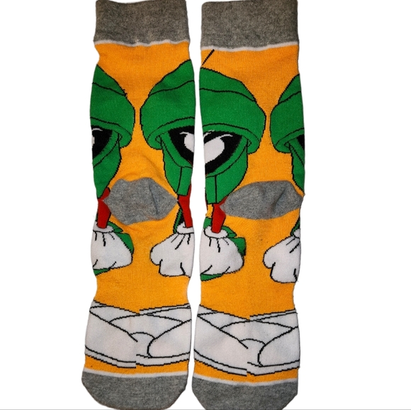 NEW Looney Tunes Marvin the Martian Socks - Picture 3 of 4